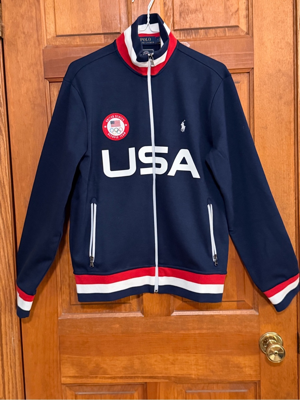 Polo Ralph Lauren NWT Men’s 2022 USA Olympics Team Track Style Jacket-RARE